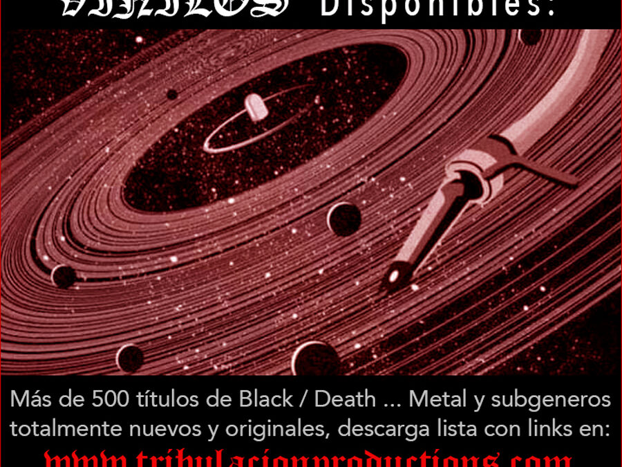 VINILOS disponibles, PROMO: Para los titulos con asterisco* aplica menos -10% hasta Enero 15
